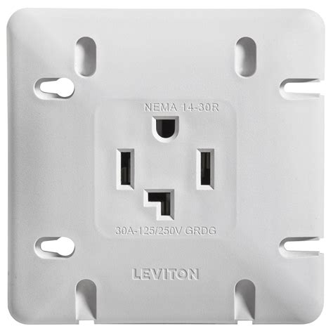 junction box for 30 amp dryer receptacle surface mount|leviton 30 amp dryer surface mount.